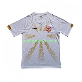 Camisolas de futebol Macedónia do Norte Equipamento Alternativa 2023 Manga Curta